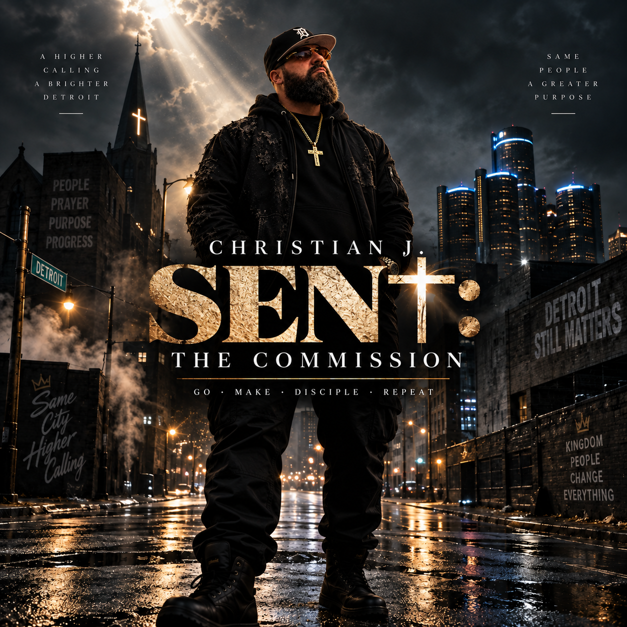 Sent: The Commission by Christian J. — original cover artwork in Detroit